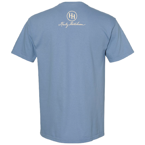 Devil In The Water Tee: Washed Denim